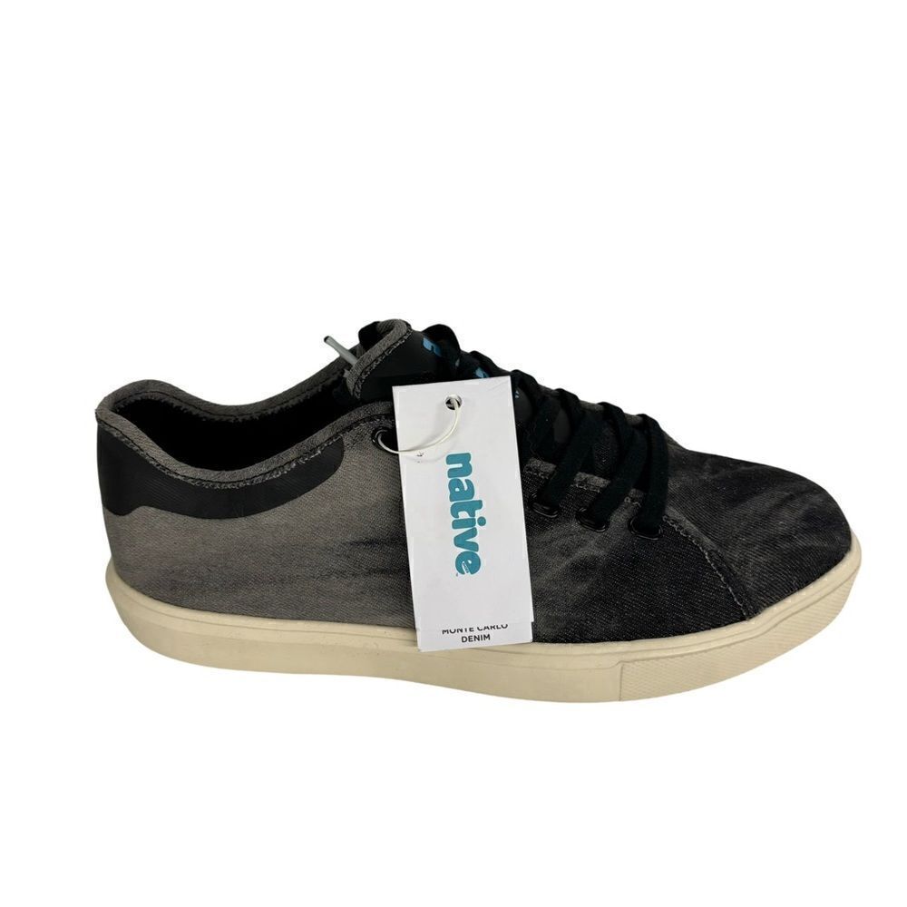 Men’s native sneakers size 8 gray/black